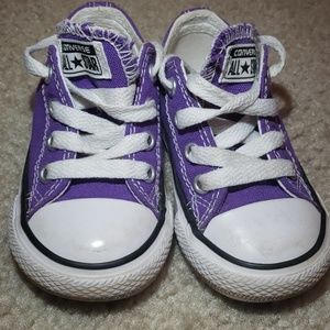 Purple Chucks size 5